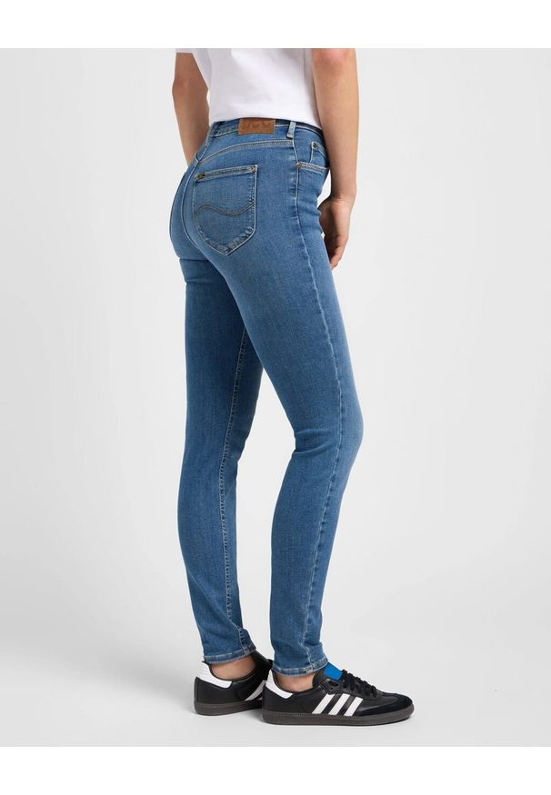 Lee - LEE DAMSKIE SPODNIE JEANSOWE LEE FOREVERFIT METEORIC L32SOVD43 112338351