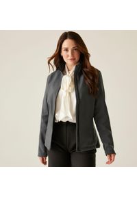 Regatta - Softshell roboczy damski Ablaze. Kolor: szary. Materiał: softshell. Sezon: zima, jesień. Sport: turystyka piesza #1