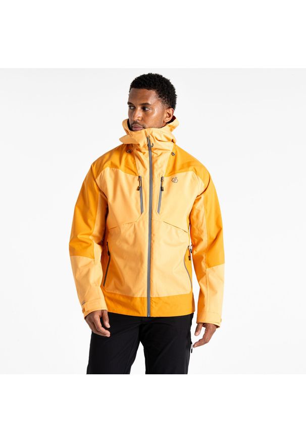 DARE 2B - Męska wodoodporna kurtka Rising III. Kolor: żółty. Materiał: tkanina. Sezon: zima. Sport: narciarstwo