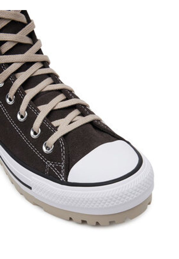 Converse Trampki Chuck Taylor All Star City Trek Suede A10570C Brązowy. Kolor: brązowy. Materiał: zamsz, skóra