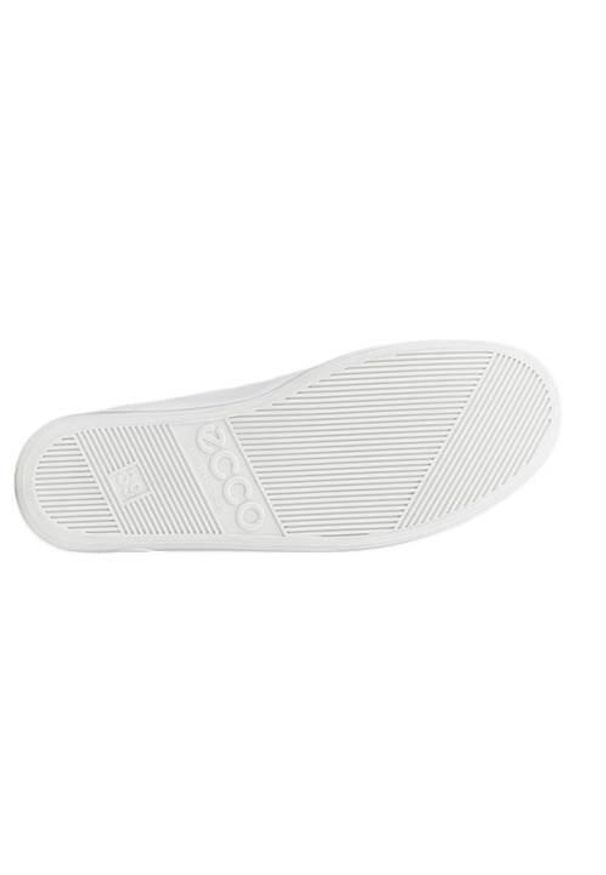 ecco - Buty do chodzenia damskie Ecco Soft 2.0 Anniversary. Kolor: biały. Materiał: skóra. Szerokość cholewki: normalna. Sport: turystyka piesza