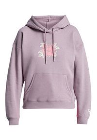 Roxy Bluza Perfect Place Brushed ERJFT05032 Fioletowy Regular Fit. Kolor: fioletowy. Materiał: bawełna #7