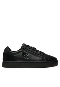 Calvin Klein Jeans Sneakersy Classic Cupsole Zip Low In YM0YM01318 Czarny. Kolor: czarny. Materiał: skóra