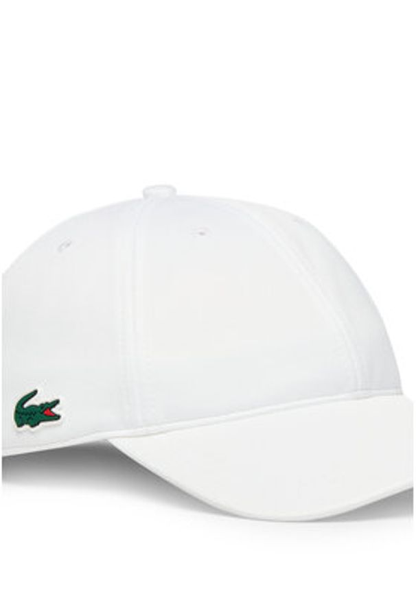 Lacoste Czapka z daszkiem RK0229 Biały. Kolor: biały. Materiał: poliester