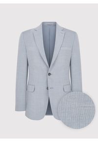Pako Lorente - PAKO LORENTE – Szara marynarka garniturowa. Kolor: szary. Materiał: poliester, elastan, wiskoza. Wzór: gładki. Styl: młodzieżowy #7