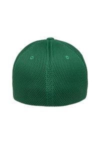 FLEXFIT - Czapka Z Daszkiem Mesh Tactel. Kolor: zielony. Materiał: mesh