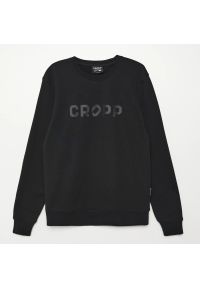 Cropp - Bluza basic z nadrukiem - Czarny. Kolor: czarny. Wzór: nadruk #1