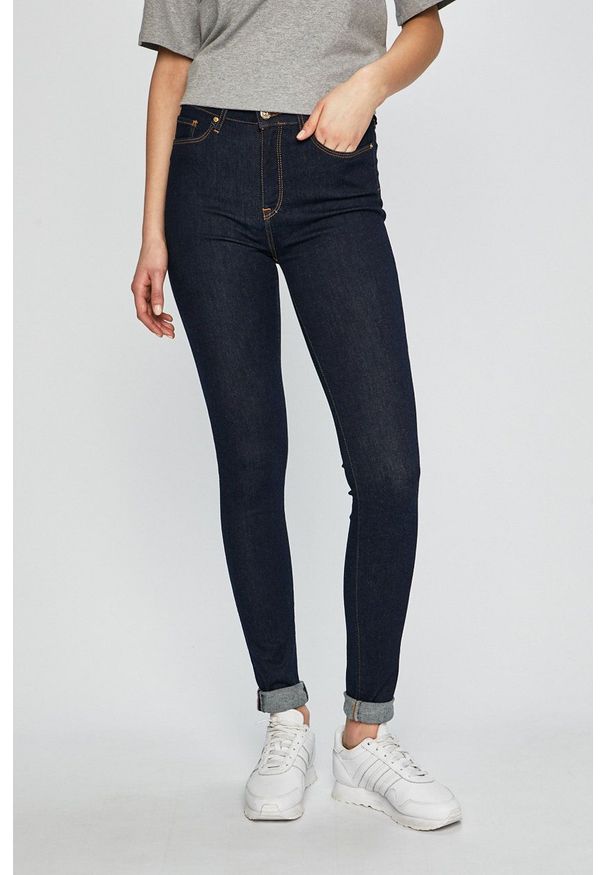 TOMMY HILFIGER - Tommy Hilfiger - Jeansy. Kolor: niebieski