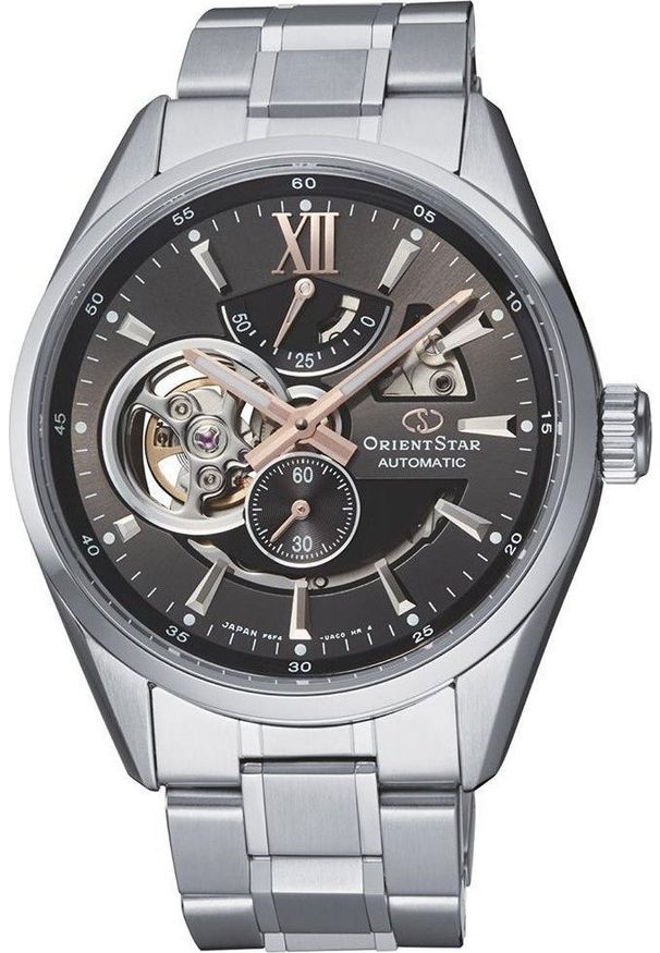 Zegarek Orient Star Zegarek męski Orient Star RE-AV0004N00B srebrny. Kolor: srebrny
