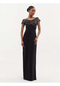 Just Cavalli Sukienka wieczorowa 76PAO904 Czarny Regular Fit. Kolor: czarny. Materiał: syntetyk. Styl: wizytowy #1