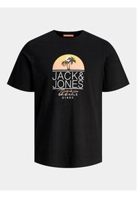 Jack & Jones - Jack&Jones T-Shirt Casey 12255238 Czarny Standard Fit. Kolor: czarny. Materiał: bawełna #5
