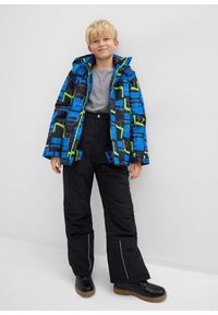 bonprix - Funkcjonalne spodnie na szelkach, z odblaskowymi detalami, wodoodporne. Kolor: czarny #3