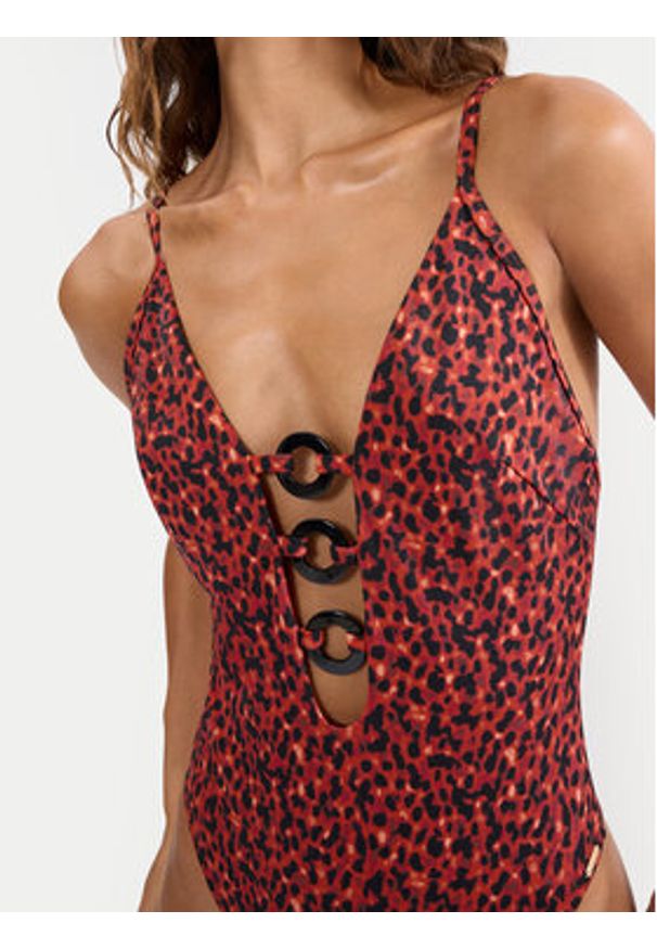 Triumph Strój kąpielowy Midnight Swim Swimsuit 10226477 Brązowy. Kolor: brązowy. Materiał: syntetyk