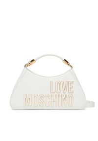 Love Moschino - LOVE MOSCHINO Torebka JC4248PP0OKE110A Biały. Kolor: biały. Materiał: skórzane #5