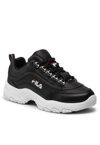 Buty do chodzenia damskie Fila Strada Teens. Zapięcie: sznurówki. Kolor: czarny. Materiał: tkanina, materiał, skóra, syntetyk. Szerokość cholewki: normalna. Sport: turystyka piesza