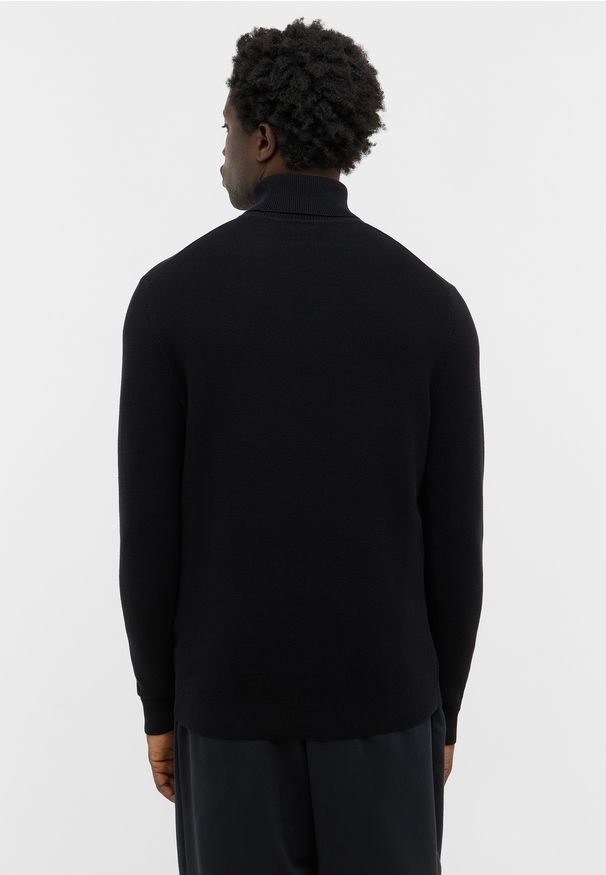 Męski Sweter Mustang Style Elgin Jet Black 1016848 4188