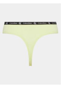 Calvin Klein Underwear Komplet 2 par stringów 000QD3990E Kolorowy. Materiał: bawełna. Wzór: kolorowy #6