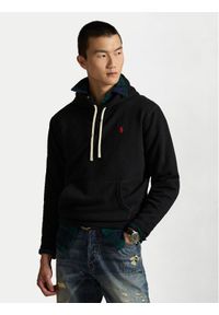 Polo Ralph Lauren Bluza 710766778008 Czarny Regular Fit. Typ kołnierza: polo. Kolor: czarny. Materiał: syntetyk, bawełna #1