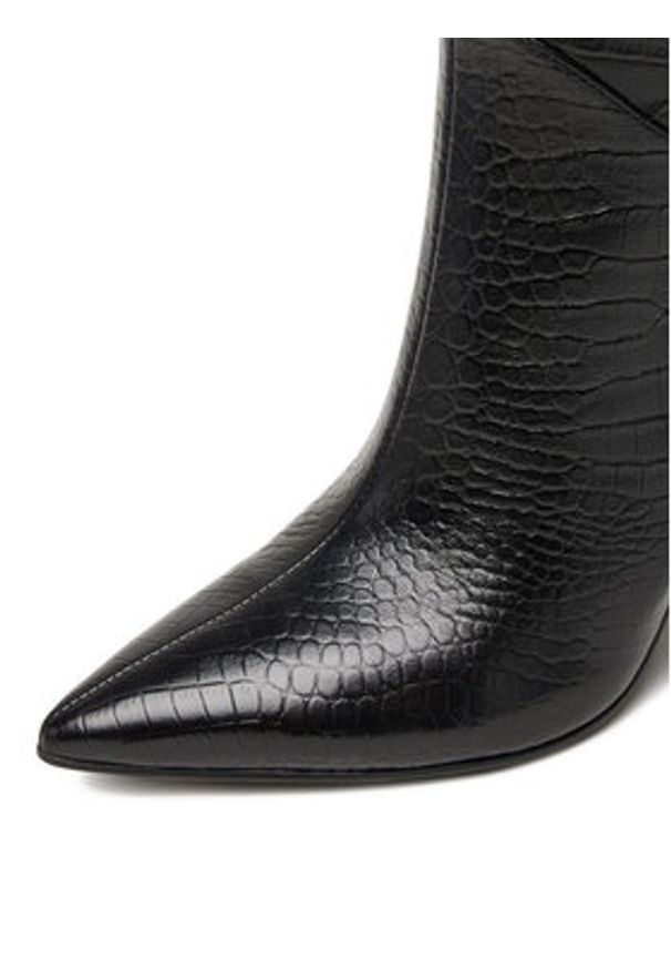 Eva Minge Kozaki EO-ELIA-GLC1014-19.5-361-4 Czarny. Kolor: czarny. Materiał: skóra