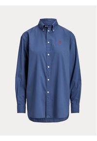 Polo Ralph Lauren Koszula 211916277004 Granatowy Regular Fit. Typ kołnierza: polo. Kolor: niebieski. Materiał: bawełna #3