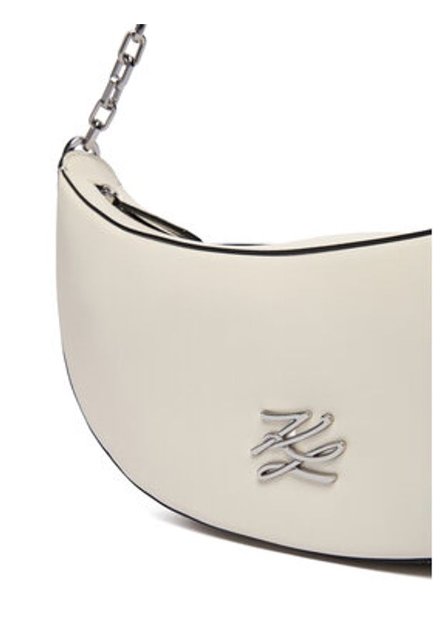 Karl Lagerfeld - KARL LAGERFELD Torebka B1W30236 Biały. Kolor: biały. Materiał: skórzane