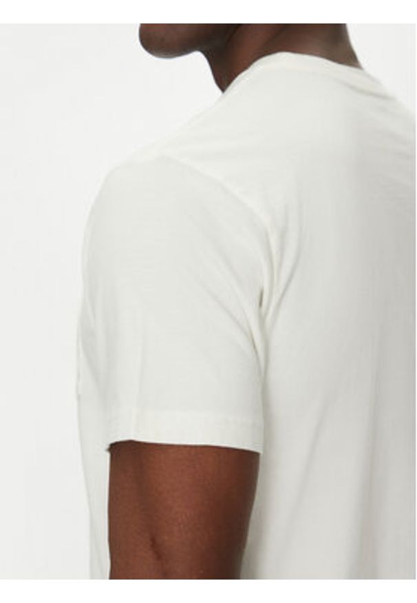 Quiksilver T-Shirt EQYZT08035 Biały Regular Fit. Kolor: biały. Materiał: bawełna
