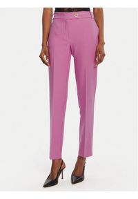 Rinascimento Chinosy CFC0126225003 Różowy Slim Fit. Kolor: różowy. Materiał: syntetyk