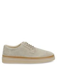 GANT - Gant Półbuty Kinzoon Low Lace Shoe 28633500 Beżowy. Kolor: beżowy. Materiał: zamsz, skóra