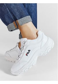 Fila Sneakersy Strada Low Wmn 1010560.1FG Biały. Kolor: biały. Materiał: skóra #3