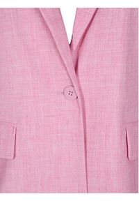 Zizzi Marynarka M90007A Różowy Regular Fit. Kolor: różowy. Materiał: syntetyk #3