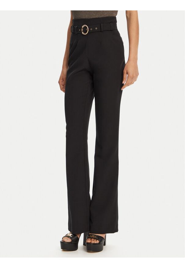 Just Cavalli Spodnie materiałowe 78PAA130 Czarny Slim Fit. Kolor: czarny. Materiał: syntetyk