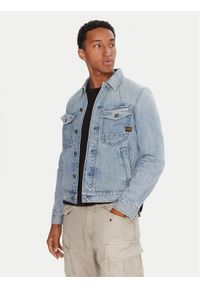 G-Star RAW - G-Star Raw Kurtka jeansowa D26919-D788 Niebieski Slim Fit. Kolor: niebieski. Materiał: bawełna