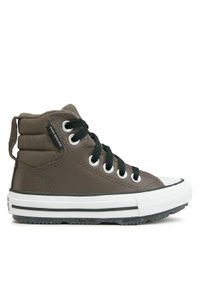 Converse Trampki Chuck Taylor All Star Berkshire Boot A04812C Beżowy. Kolor: beżowy. Materiał: skóra #1