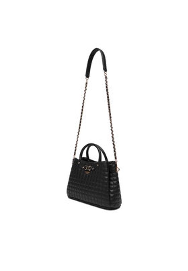 Guess Torebka Nadira HWQG84 24060 Czarny. Kolor: czarny. Materiał: skórzane