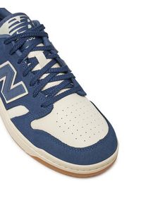 New Balance Sneakersy BB480LPC Niebieski. Kolor: niebieski. Materiał: skóra, zamsz