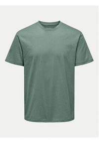 Only & Sons T-Shirt 22025208 Zielony Regular Fit. Kolor: zielony. Materiał: bawełna #3