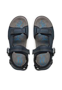 Geox Sandały U Spherica Ec5 U55ELB 000EK C4002 Granatowy. Kolor: niebieski. Materiał: skóra #3