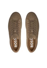 BOSS - Boss Sneakersy Rhys Tenn Sdst 50517299 Brązowy. Kolor: brązowy #5
