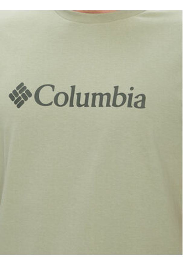columbia - Columbia T-Shirt Csc Basic Logo™ 1680053 Zielony Regular Fit. Kolor: zielony. Materiał: bawełna