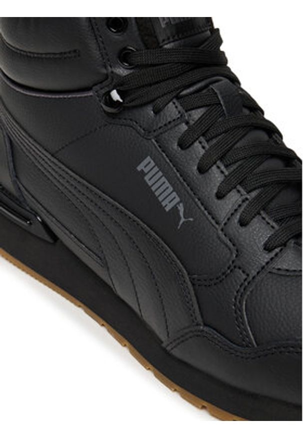 Puma Sneakersy St Runner V4 Mid 402893 02 Czarny. Kolor: czarny. Materiał: skóra