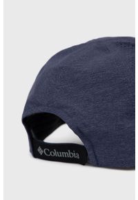 columbia - Columbia czapka kolor granatowy z nadrukiem. Kolor: niebieski. Materiał: tkanina, materiał. Wzór: nadruk