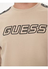 Guess Bluza Arlo Z4GQ24 K6ZS1 Beżowy Regular Fit. Kolor: beżowy. Materiał: bawełna