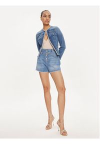 Liu Jo Szorty jeansowe UA4161 D4828 Niebieski Relaxed Fit. Kolor: niebieski. Materiał: bawełna #4