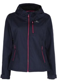 ZUMBA WEAR - Kurtka Softshell Octavia dla Kobiet - Komfort i Styl. Kolor: niebieski. Materiał: elastan, poliester. Sport: turystyka piesza