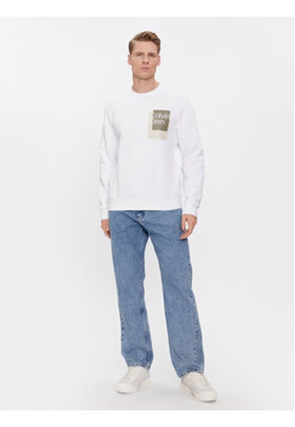 Calvin Klein Jeans Jeansy 90's J30J324551 Niebieski Straight Fit. Kolor: niebieski
