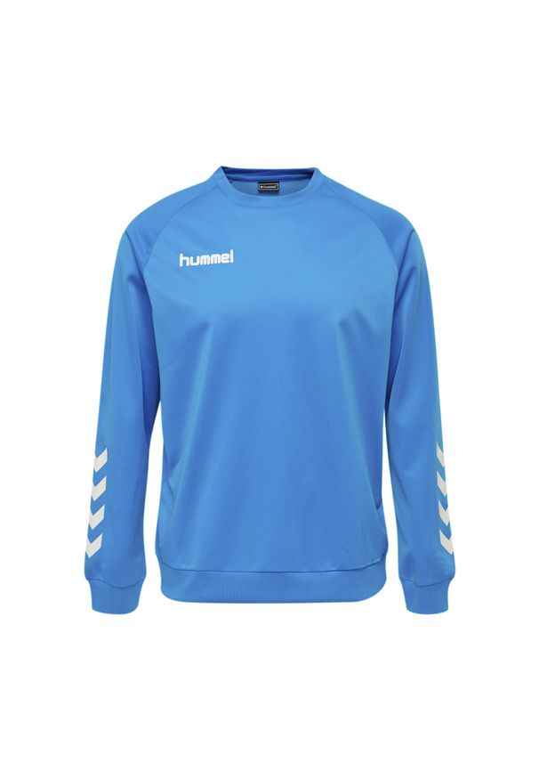 Bluza do piłki ręcznej dla dorosłych Hummel Promo Poly Sweatshirt. Kolor: niebieski. Sport: piłka ręczna