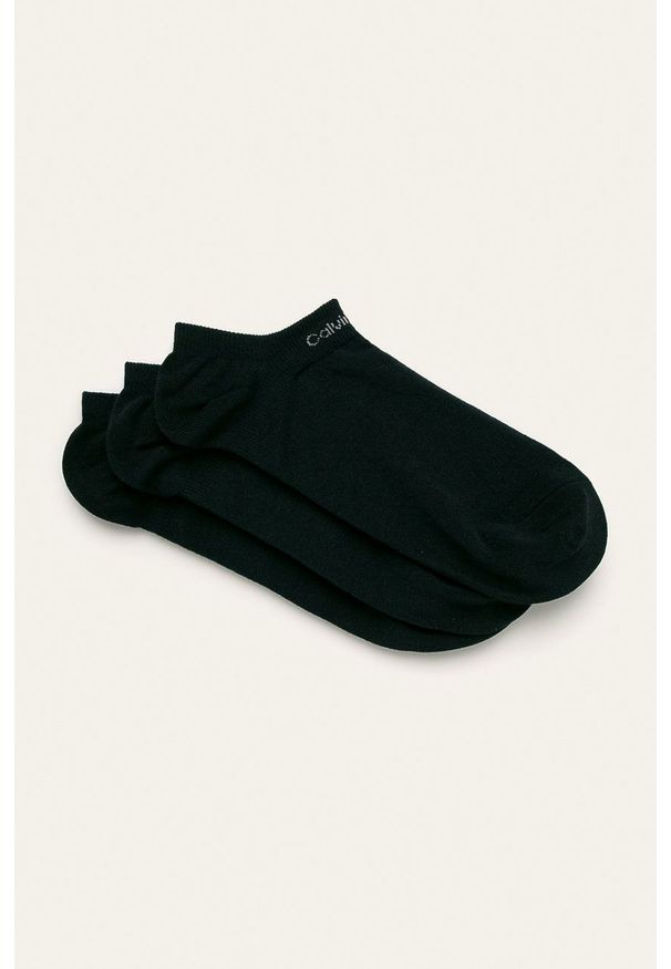 Calvin Klein - Stopki (3-pack). Kolor: niebieski