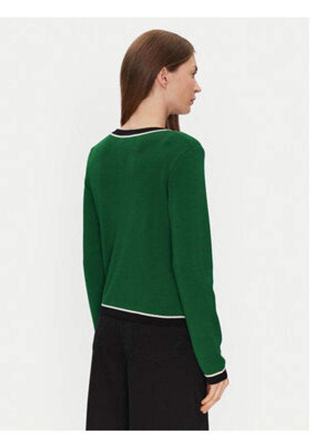 Luisa Spagnoli Kardigan Materiale 58508 Zielony Regular Fit. Kolor: zielony. Materiał: wełna