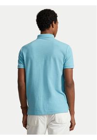 Polo Ralph Lauren Polo 710536856414 Błękitny Slim Fit. Typ kołnierza: polo. Kolor: niebieski. Materiał: bawełna #5