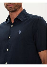 U.S. Polo Assn. Koszula MUP3254 Granatowy Regular Fit. Typ kołnierza: polo. Kolor: niebieski. Materiał: bawełna #3